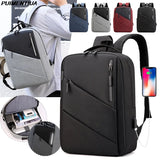 Men's Anti Theft Backpack Laptop USB Charging Waterproof Schoolbag