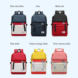 Mew Girl's Schoolbag Patchwork Backpacks For Teenager