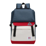 Mew Girl's Schoolbag Patchwork Backpacks For Teenager