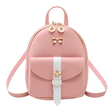 Mini Cartoon backpack dual-use small diagonal cross bag PU leather knapsack
