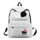 Canvas Backpack Teen Girls School Bag Rucksack Travel Mochila Feminina