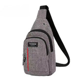 Men's Anti-theft Crossbody Bag with USB Charging