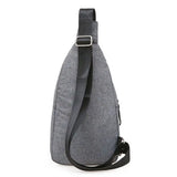 Men's Anti-theft Crossbody Bag with USB Charging