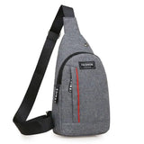 Men's Anti-theft Crossbody Bag with USB Charging