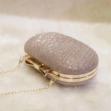 Glitter Evening Bag Chain Shoulder Bag Party Banquet Handbag