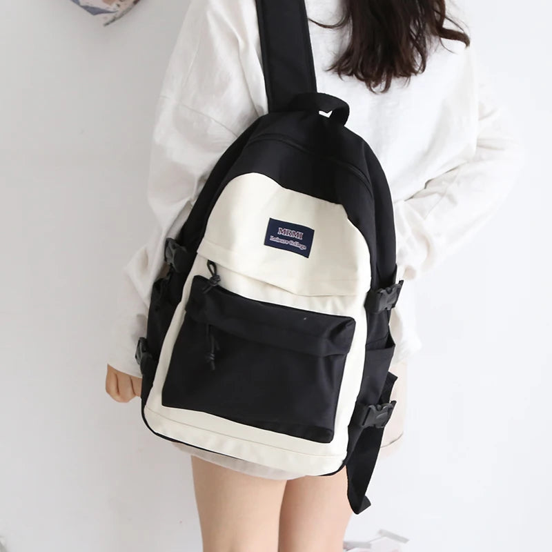 Girls Backpack Schoolbag Women Travel Bag Rucksacks Mochila