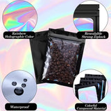 100 Smell Proof Mylar Bags Resealable Aluminum Foil Pouch