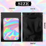 100 Smell Proof Mylar Bags Resealable Aluminum Foil Pouch