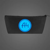 Fluorescent Luminous Canvas Pencil Case Boys Girls Kids Gift
