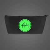 Fluorescent Luminous Canvas Pencil Case Boys Girls Kids Gift