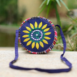 Autumn Woman Bag Embroidery Small Square Bag Ethnic Outdoor
