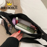Mini Shoulder Bag High Messenger Bag Small Handbag Lady Solid Hobos Bag