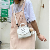 Canvas Small Fresh Ladies One-shoulder Diagonal Bag Multifunctional
