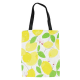 Fruit Pattern Women Canvas Shopping Bags Reusable Handbag Shoulder Pouch Bolsa