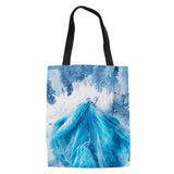 Casual Canvas Bag Women Beach Bags Girl Single Shoulder Shopping Tote Handbags L