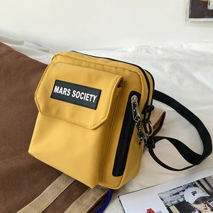 Casual Daily Carry Shoulder Bags Nylon Flap Women Crossbody Messenger Phone Pack