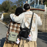 Casual Daily Carry Shoulder Bags Nylon Flap Women Crossbody Messenger Phone Pack