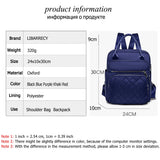 Casual Ladies Multifunctional Backpack Diamond Lattice Women Shoulder Bag