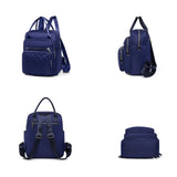 Casual Ladies Multifunctional Backpack Diamond Lattice Women Shoulder Bag