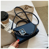 Chain Women Handbags Pu Leather Crossbody Bag And Purses