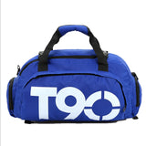 Sequins Gym Bag with Shoe Compartment, Waterproof Sport Bags