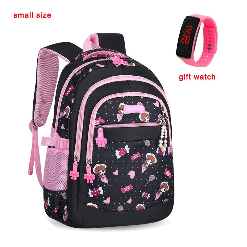 Girls Princess School Backpack Gift Kid School Bag Pack Mochila