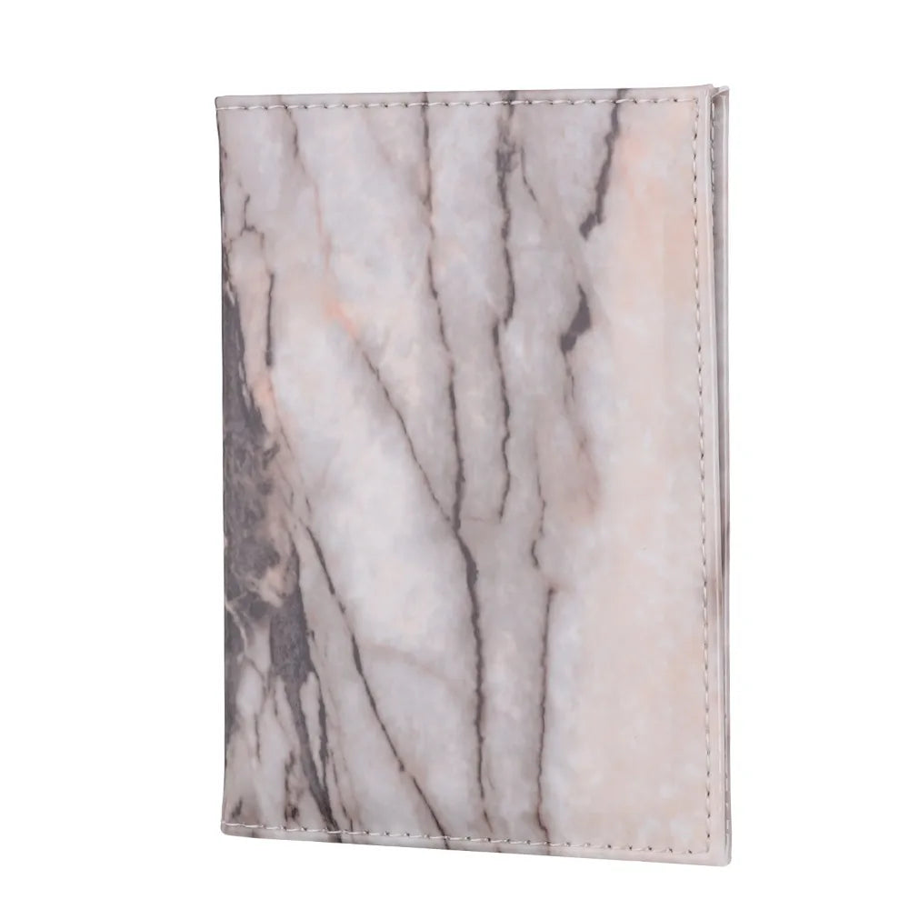 Colorful Marble Style Passport Cover Holder
