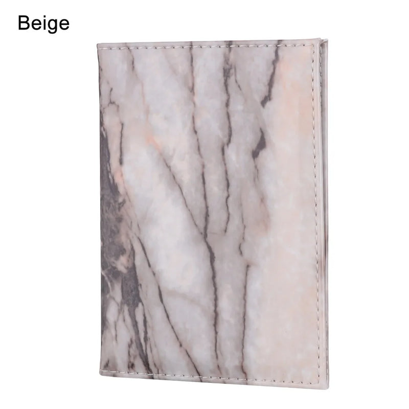 Colorful Marble Style Passport Cover Holder