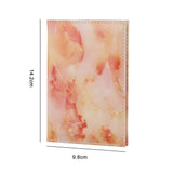 Colorful Marble Style Passport Cover Holder
