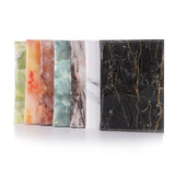 Colorful Marble Style Passport Cover Holder
