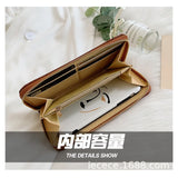 Crocodile Pattern Clutch Women's Wallet Long Zip Wallet Purse