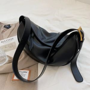 Women's Crossbody Bag Large Capacity Soft PU Leather Shoulder Bag