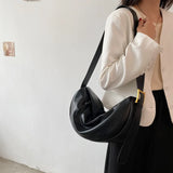 Women's Crossbody Bag Large Capacity Soft PU Leather Shoulder Bag
