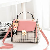 Women's PU Handbag Leather Totes Small Shoulder Messenger Bag