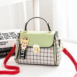 Women's PU Handbag Leather Totes Small Shoulder Messenger Bag