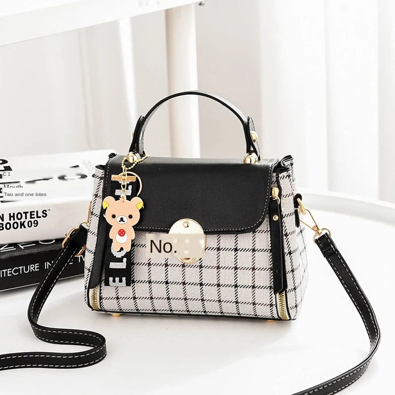 Women's PU Handbag Leather Totes Small Shoulder Messenger Bag