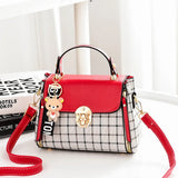 Women's PU Handbag Leather Totes Small Shoulder Messenger Bag