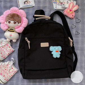 Candy Colors Backpack Women All-match High School Vintage Bags