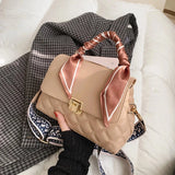 Soft PU Leather Flap Crossbody Bag Women Handbag