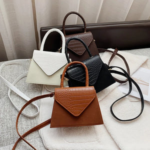 Matte Pu Leather Crossbody Bag Shoulder Flap Lady Messenger Bags