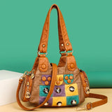 Rivet Soft PU Leather Women Handbag Women Bags Female Shoulder Tote bag