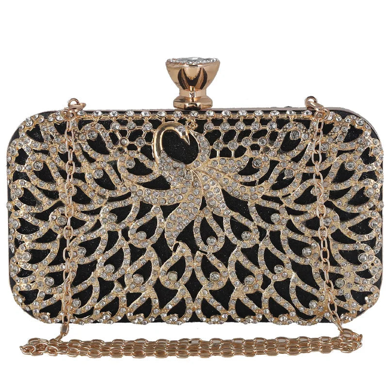 Crystal Evening Bag Diamond Wedding Clutch Purse