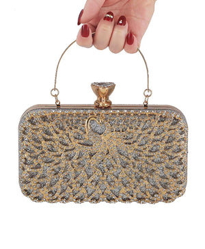 Crystal Evening Bag Diamond Wedding Clutch Purse