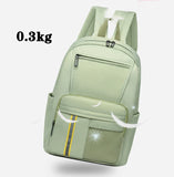 Waterproof Nylon Women Backpack Multi-pocket Laptop Unisex Travel Bag