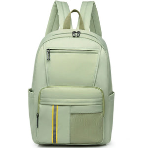 Waterproof Nylon Women Backpack Multi-pocket Laptop Unisex Travel Bag