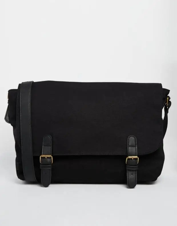 Casual Canvas Messenger Bag for Women and Men