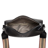 Women's Cowhide Leather Crossbody Saddle Bag