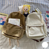 Canvas Women Shoulder Bag for Teenager Girls School Backpack