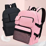 Oxford Multifunctional Pocket Backpack for Teenage Boys Girls