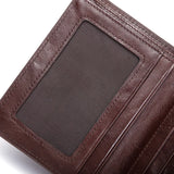 Men's Short Wallets High Quality Leather Clutch